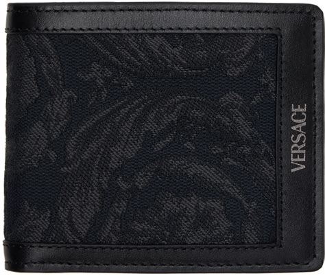 versace collection billfold flap wallet